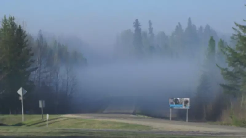 Wildfire Northwest of Edmonton Being Held, Evacuation Order Still in Effect