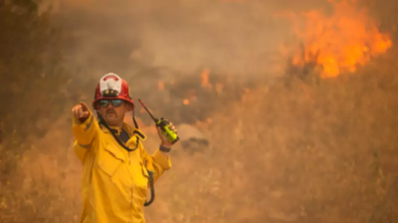 Wind-Driven Wildfire Forces Evacuations in Simi Valley, California