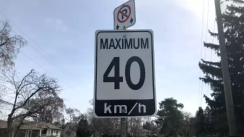 Windsor Councillor Proposes 40 km/h Speed Limit on All Residential Streets