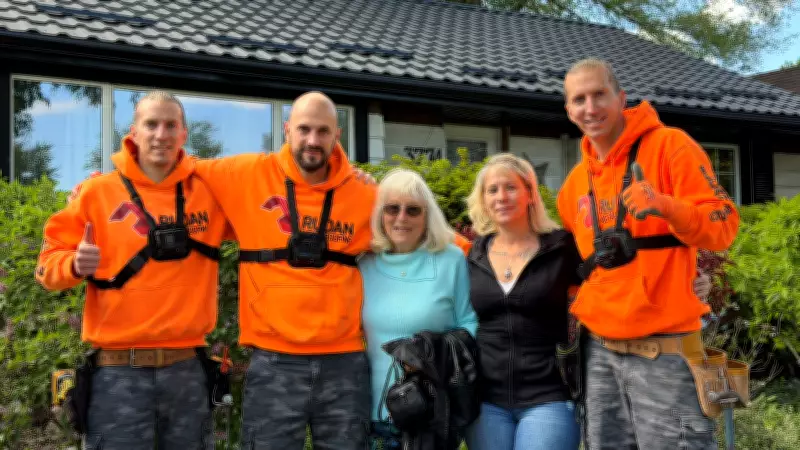 Windsor family gifted home makeover by viral GTA contractor trio