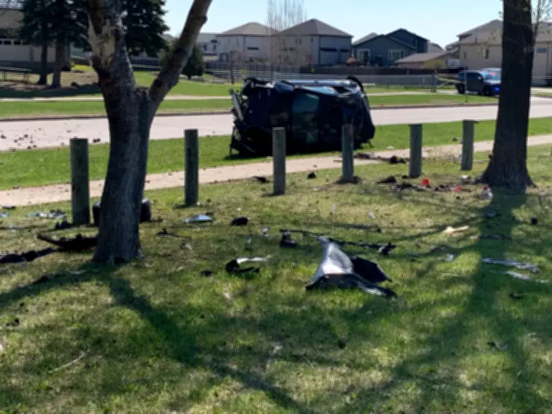 Winnipeg Driver Ejected, Airlifted in Critical Condition After Crash