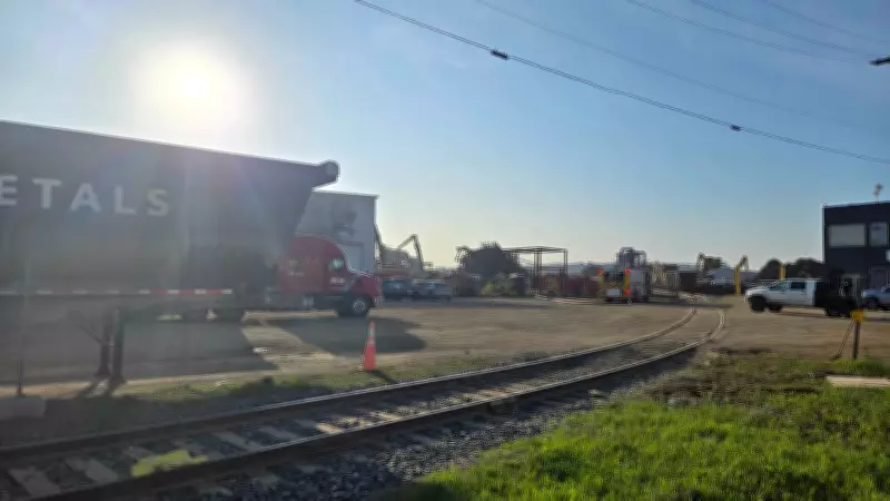 Winnipeg Firefighters Battle Major Shipping Container Blaze