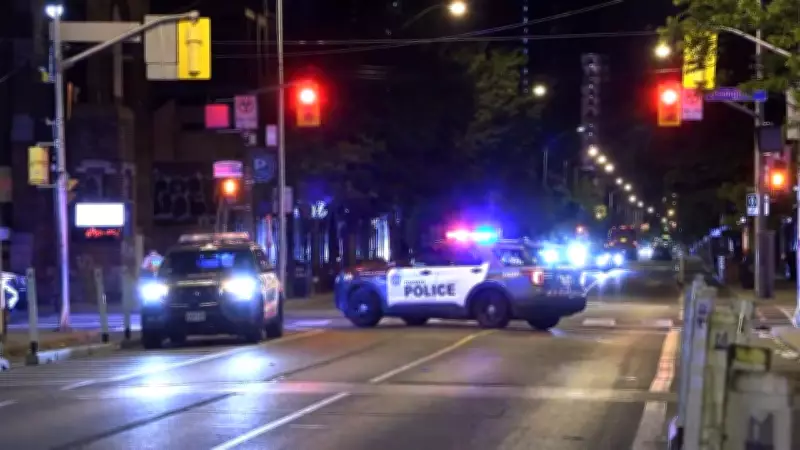 Woman rushed to hospital after overnight collision in Toronto's west end