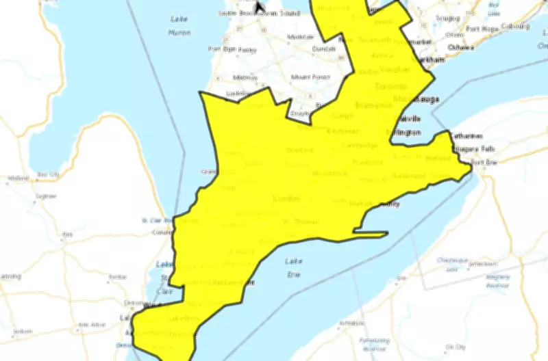 Yellow Heat Warning Issued for London, Ontario Area