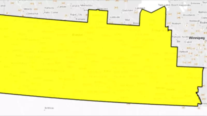 Yellow Wind Warning Issued for Southwestern Manitoba by Environment Canada