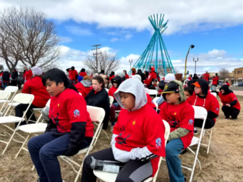 Yorkton Gathers for Red Dress Day Honoring Missing Indigenous Women