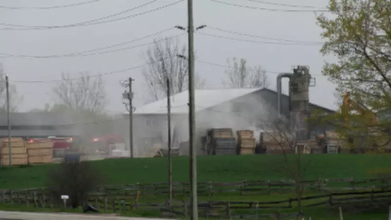 Youth Hospitalized After Fire in Woolwich, Ontario