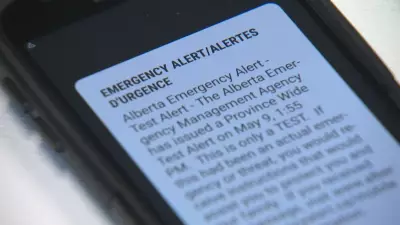 Alberta to Test Emergency Alert System on Wednesday