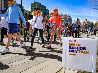 Calgarians unite for youth mental health at BMO Walk So Kids Can Talk