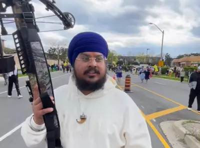 Crossbow at Khalsa Day Parade Sparks Debate, Police Say No Complaints