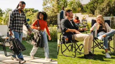 Foldable Rocking Camp Chair on Sale: 20% Off for Outdoor Comfort