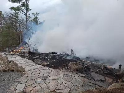 Gravenhurst Cottage Fire Results in Total Loss, Fire Officials Confirm
