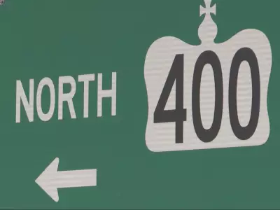 Highway 400 Lane Closures After Crash Involving Police Vehicle