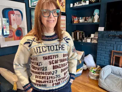Montreal Victoire Fan Knits Custom Sweater for Playoff Run
