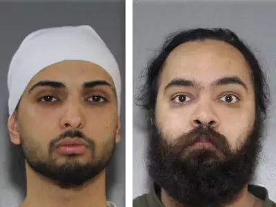 Two Men Charged in Surrey Extortion Shooting, Police Release Mug Shots