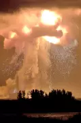 Blue Origin Rocket Explodes During Test; Debris Warning Issued
