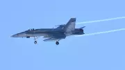 CF-18 Hornet Soars Over Ottawa for Tulip Festival Opening Ceremony