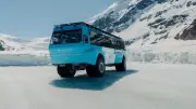 Electric Ice Explorer: World's First All-Electric Tour Bus on Athabasca Glacier
