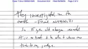 Epstein Cellmate's Note After Suicide Attempt Released