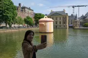 Giant Inflatable Artworks Transform The Hague into Open-Air Gallery
