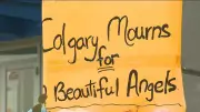 Hundreds Gather to Mourn Slain Calgary Children at Vigil
