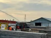 Hwy 27 in Barrie Closed Due to Grass Fire Response at Miller Lumber