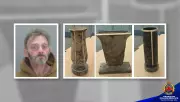 Man arrested after theft of 40 vases from Hamilton cemetery graves