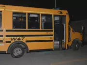 Man charged with impaired driving after stolen school bus crash at McDonald's