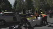 Mock Crash Shows BC Students Dangers of Impaired Driving