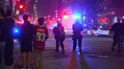 Montreal Canadiens Fans Celebrate Game 7 Victory Over Buffalo Sabres