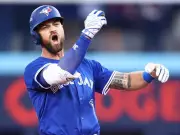 Nathan Lukes' Batman tattoo with thin blue line divides Blue Jays fans on social media