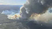 New Wildfire Burns Out of Control Near Chetwynd, B.C.