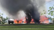 No Injuries or Livestock Lost in Barn Fire in Rural Ottawa