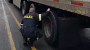OPP blitz in Barrie pulls 8 unsafe trucks off the road during safety check