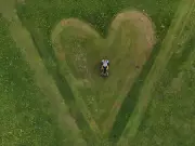 Ottawa Man Mows Massive Heart in Field to Raise Funds for Heart Institute