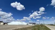 Raging Windstorm Topples Red Deer Sports Facility Dome