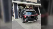 SUV crashes into Nanaimo sushi restaurant, RCMP investigating