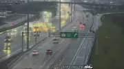 Truck rollover oil spill closes Hwy. 427 ramps to EB Hwy. 409