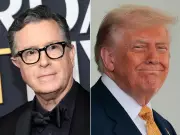 Trump Bids Colbert Farewell with Insult: 'Total Jerk' After Late Show Ends