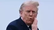 Trump Mocks Heckler at Rally, Tells Transgender Athlete Story Despite Wife's Plea