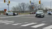 Two Peel Police Cruisers Collide While Responding to Weapons Call in Mississauga