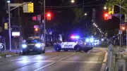 Woman rushed to hospital after overnight collision in Toronto's west end