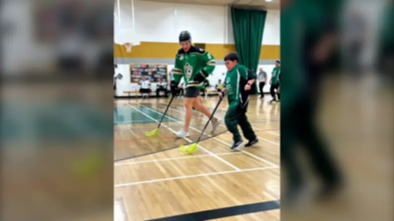 10-Year-Old Floorball Player Named Special Olympics Youth Ambassador