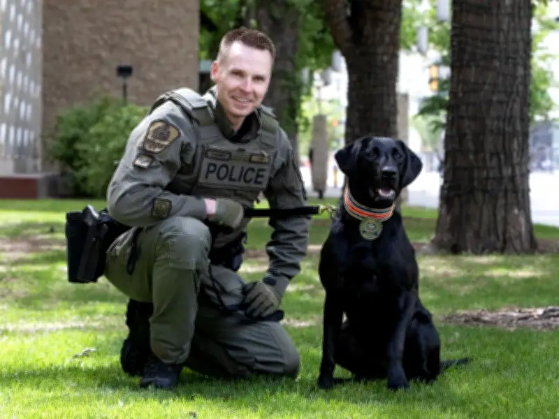 34 Edmonton Police Graduates Include Two Canine Officers