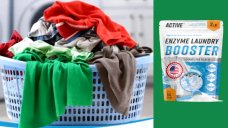 Active Enzyme Laundry Booster Eliminates Stubborn Odors and Stains