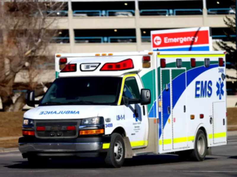 Ambulance and Tractor Collide Near Beiseker: Three Hospitalized