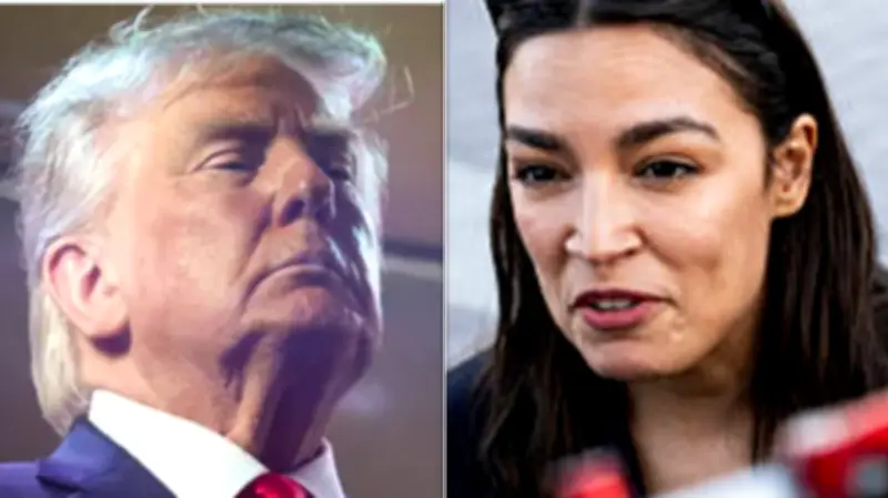 AOC Trolls Trump for Falling Asleep During NBA Finals Game