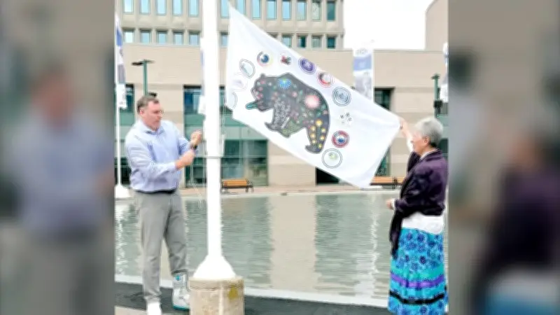 Barrie City Hall Raises Flag for National Indigenous History Month