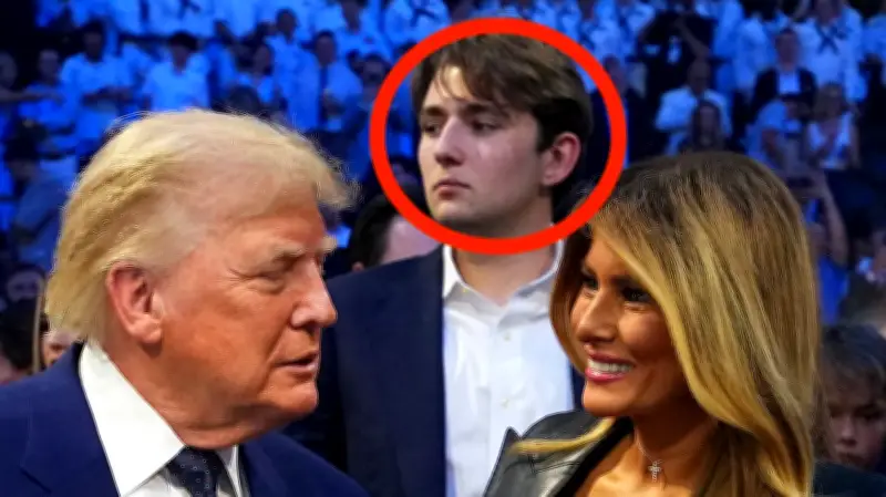 Barron Trump Attends UFC Fight at White House for Father's 80th Birthday