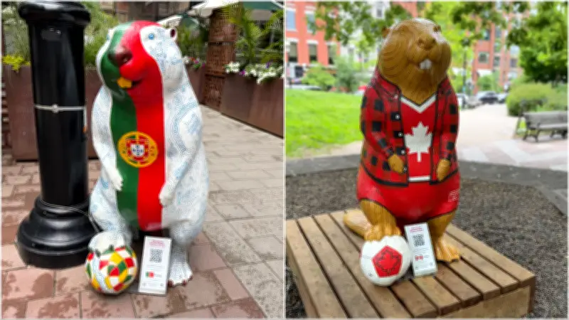 Beaver Statues Take Over Downtown Toronto for FIFA World Cup